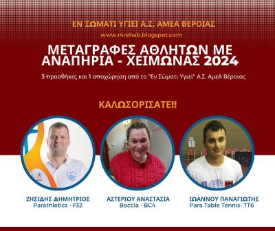 Μεταγραφική Ενίσχυση του "Εν Σώματι Υγιεί" Α.Σ. ΑμεΑ Βέροιας