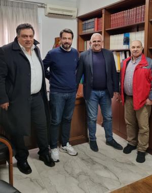 Συνάντηση τουΤάσου Μπαρτζώκα με εκπροσώπους των ΓΟΕΒ