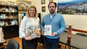 Επίσκεψη της Προξένου της Ρουμανίας στον Δήμαρχο Βέροιας