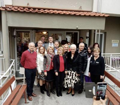 Η Γραμματέας Κοινωνικής Αλληλεγγύης και Ανθρωπίνων Δικαιωμάτων στο Γηροκομείο Βέροιας