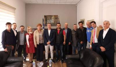 Επίσκεψη αντιπροσωπείας Αλβανών εκπροσώπων στον Δήμο Νάουσας
