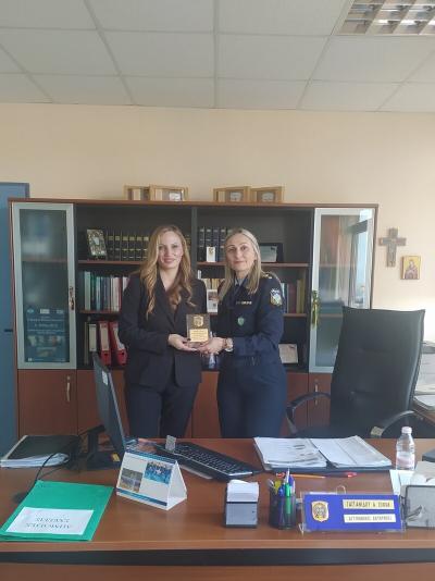 Η Συντονίστρια του Γραφείου Πρωθυπουργού, στη Σχολή Μετεκπαίδευσης και Επιμόρφωσης Ελληνικής Αστυνομίας στη Βέροια