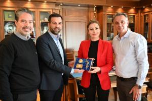 Επίσκεψη της ΟΕΥ του Τουρκικού Προξενείου Dr. GülcanIren στο Επιμελητήριο Ημαθίας