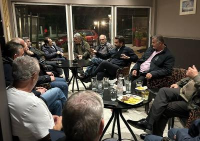 Τα χωριά Πρασινάδα, Πλάτανο και Κλειδί επισκέφθηκε ο Τάσος Μπαρτζώκας