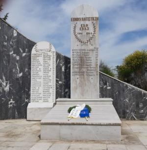 Eκδήλωση προς τιμήν των εκτελεσθέντων, από τους Γερμανούς και τους συνεργάτες τους, πατριωτών της Πατριδας