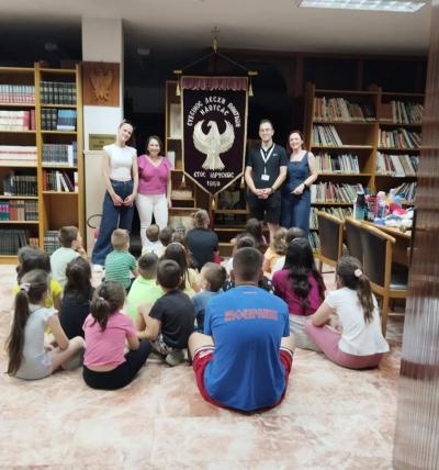 Οι μικροί μαθητές του ΚΔΑΠ Δήμου Νάουσας επισκέφθηκαν την Εύξεινο Λέσχη Ποντίων