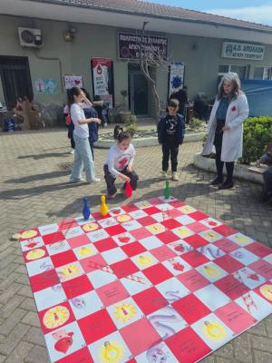 Το Δημοτικό Σχολείο Αγίου Γεωργίου στηρίζει την εθελοντική αιμοδοσία και την Τράπεζα Αίματος του Πολιτιστικού Συλλόγου