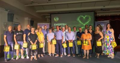 Ο ΔΕΣΦΑ παρέδωσε 15 απινιδωτές σε κοινότητες της Ημαθίας και άλλες 12 της Κοζάνης