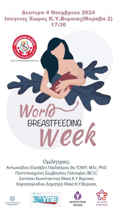 Εκδήλωση για τον Μητρικό Θηλασμό τη Δευτέρα στη Βέροια