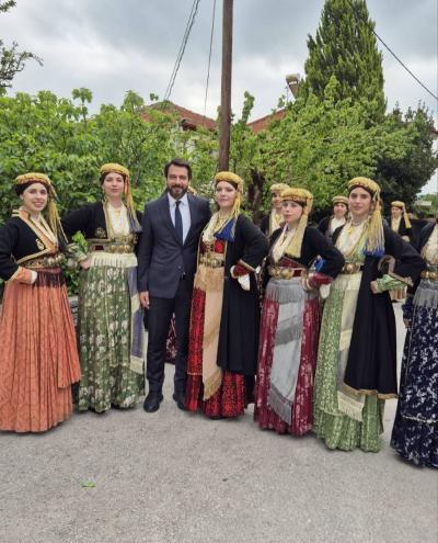 Ο Τάσος Μπαρτζώκας παρών στις εκδηλώσεις μνήμης για την 203η Επέτειο του Ολοκαυτώματος της Νάουσας