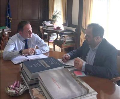 Συνάντηση του Δημάρχου Βέροιας με τον Αναπληρωτή Υπουργό Εσωτερικών Στέλιο Πέτσα