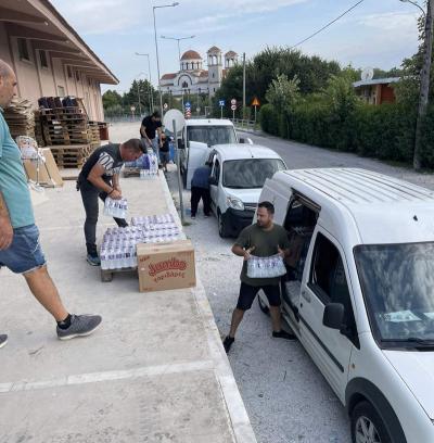 Ανθρωπιστική βοήθεια στους πλημμυροπαθείς της Θεσσαλίας από τον Εμπορικό Σύλλογο Αλεξάνδρειας