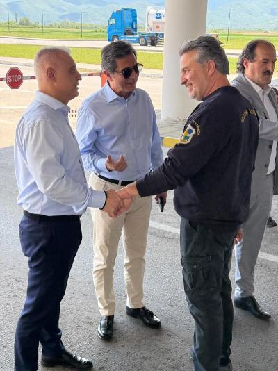 Επίσκεψη του Υφυπουργού Ανάπτυξης στον Μεθοριακό Σταθμό και στο Τελωνείο Νίκης στη Φλώρινας