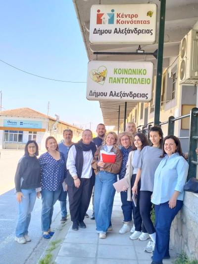 Επίσκεψη του Επιστημονικού Προσωπικού του Κέντρου Συμβουλευτικής Υποστήριξης Γυναικών Βέροιας στην Κοινωνική Υπηρεσία Αλεξάνδρειας