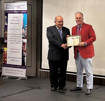 Ο δημοσιογράφος Κώστας Μαργαρίτης βραβεύτηκε από την UNESCO