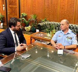 Ο Τάσος Μπαρτζώκας στον Αρχηγό Ελληνικής Αστυνομίας: Θετικές εξελίξεις για το Τ.Α Νάουσας