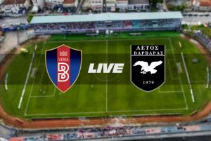 Γ' ΕΘΝΙΚΗ: ΒΕΡΟΙΑ - ΑΕΤΟΣ ΒΑΡΒΑΡΑΣ (LIVE)