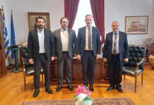 Έργα υποδομών και νέα χρηματοδοτικά προγράμματα στο επίκεντρο της επίσκεψης του Υφ. Εσωτερικών στον Δήμαρχο Βέροιας