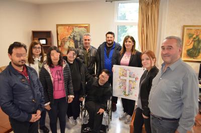 Συνάντηση της Δημάρχου Σκύδρας με μαθητές κι εκπαιδευτικούς του Ε.Ε.Ε.Ε.Κ. Έδεσσας