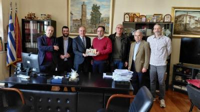 Συνάντηση του Δημάρχου Βέροιας με τον Θεόδωρο Καράογλου
