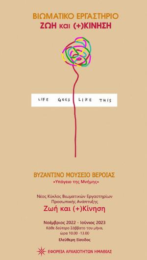 Νέος κύκλος Βιωματικών Εργαστηρίων Προσωπικής Ανάπτυξης στο Βυζαντινό Μουσείο Βέροιας