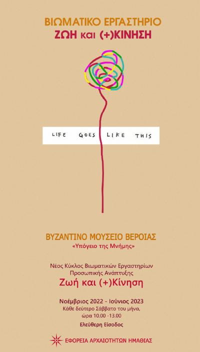 Νέος κύκλος Βιωματικών Εργαστηρίων Προσωπικής Ανάπτυξης στο Βυζαντινό Μουσείο Βέροιας