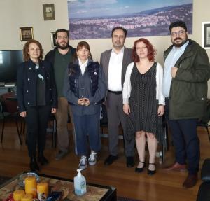 Η νέα διοίκηση του Ομίλου Φίλων Θεάτρου Βέροιας συνατήθηκε με τον Δήμαρχο Κώστα Βοργιαζίδη