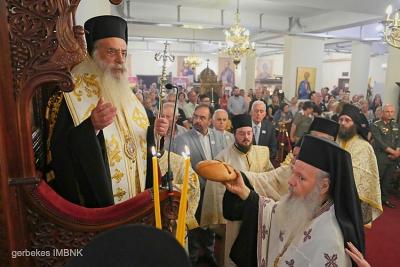 Πολυαρχιερατικός Εσπερινός της εορτής του Αγίου Λουκά του Ιατρού στην Ι. Μονή Παναγίας Δοβρά