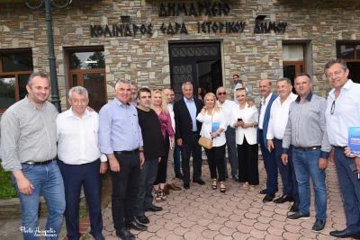 O Μάκης Βορίδης και Νικήτας Κακλαμάνης στον Κολινδρό