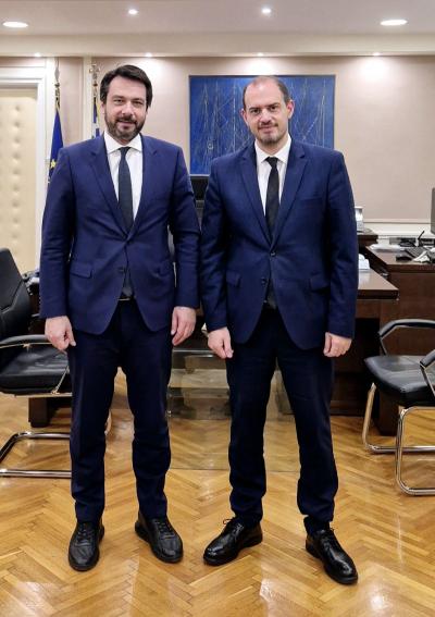 Ο Τάσος Μπαρτζώκας στον Υφυπουργό Εθνικής Οικονομίας για δίκαιη εφαρμογή του τελωνειακού νόμου στους μικρούς οινοπαραγωγούς