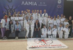 Οι ομάδες Αισθητικής Ομαδικής Γυμναστικής του Φιλίππου Βέροιας στο 10ο Πανελλήνιο Πρωτάθλημα