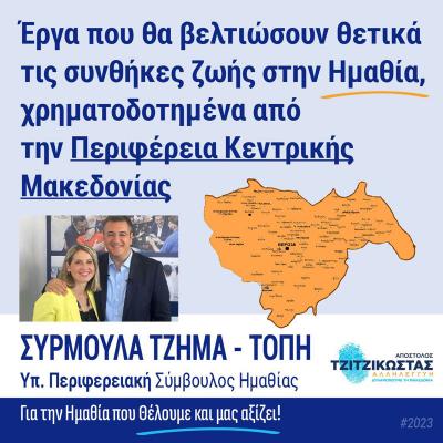 Συρμούλα Τζήμα: «Η Περιφέρεια Κεντρικής Μακεδονίας αναβαθμίζει την ποιότητα ζωής των πολιτών της Ημαθίας μέσα από υποδομές»