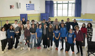Το 3ο ΓΕΛ Βέροιας επισκέφθηκαν αθλητές του Σωματείου ΑμεΑ &quot;Αιγές Βεργίνα&quot;