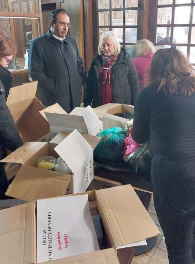 Η Βέροια σε μία ανθρώπινη αλυσίδα βοήθειας στους σεισμόπληκτους της Τουρκίας και Συρίας