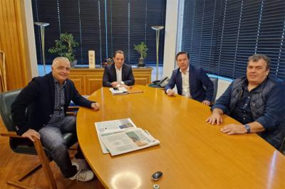 Εγγειοβελτιωτικά - αρδευτικά έργα για τον Δήμο Νάουσας στον Υπουργό Γιώργο Γεωργαντά