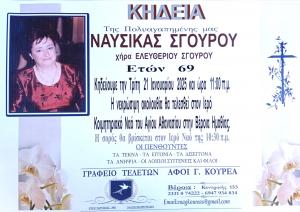 Απεβίωσε η Ναυσικά Σγούρου