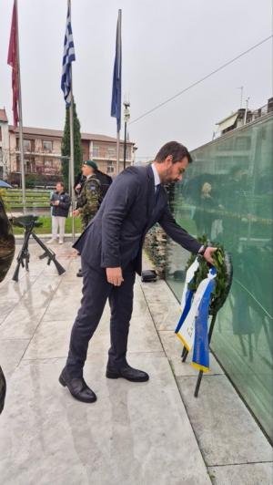 Ο Τάσος Μπαρτζώκας εκπρόσωπος της Βουλής των Ελλήνων, στις εκδηλώσεις για την Ημέρα των Ενόπλων Δυνάμεων