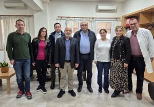 Εθιμοτυπική επίσκεψη του Ιατρικού Συλλόγου Ημαθίας στο Νοσοκομείο Νάουσας