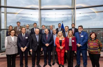 Συναντήσεις του Τάσου Μπαρτζώκα στην Ευρωπαϊκή Επιτροπή, ως μέλος της Ελληνικής Αντιπροσωπείας.