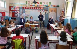 Προσφορά βιβλίου και συνάντηση με την συγγραφέα στο Δημοτικό Σχολείο Αγ. Βαρβάρας