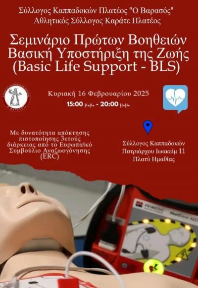 Σεμινάριο Βασικής Υποστήριξης Ζωής στο Πλατύ