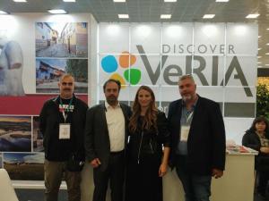 Η Συντονίστρια του Γραφείου του Πρωθυπουργού στο σταντ του Δήμου Βέροιας στην 40η Philoxenia