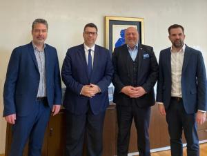 Συνάντηση με τον Υφυπουργό στον Πρωθυπουργό Θανάση Κοντογεώργη για την αναπτυξιακή ατζέντα της Ημαθίας