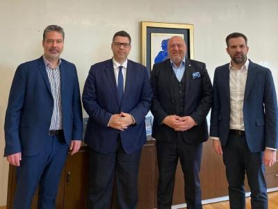 Συνάντηση με τον Υφυπουργό στον Πρωθυπουργό Θανάση Κοντογεώργη για την αναπτυξιακή ατζέντα της Ημαθίας