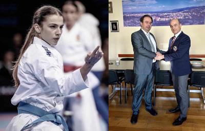 Ο Δήμος Βέροιας στο πλευρό της αθλήτριας καράτε Σοφίας Τσαγερά