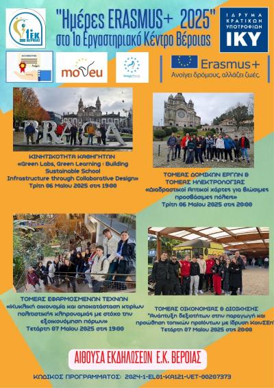 «Ημέρες ERASMUS+» από το 1ο Εργαστηριακό Κέντρο Βέροιας