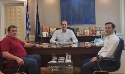 Με τον Απόστολο Βεσυρόπουλο συναντήθηκε ο Δήμαρχος Νάουσας