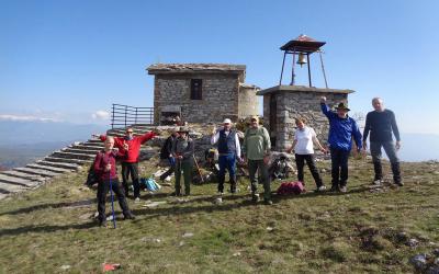 Στην κορυφή Δίδυμες και Άγιο Πνεύμα του Βερμίου με τους Ορειβάτες Βέροιας