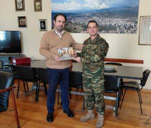 Επίσημη πρώτη επίσκεψη του νέου Διοικητή ΙΜΠ στον Δήμαρχο Βέροιας