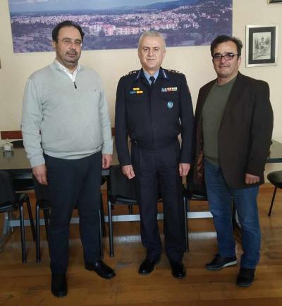 Επίσκεψη του Συντονιστή Επιχειρήσεων Π.Υ. Κεντ. Μακεδονίας, Ανατ. Μακεδονίας &amp; Θράκης στον Δήμαρχο Βέροιας